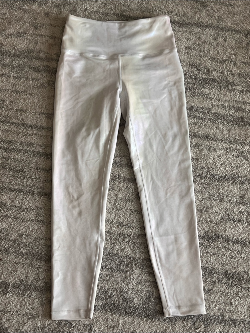 ZYIA White High-Waist Leggings